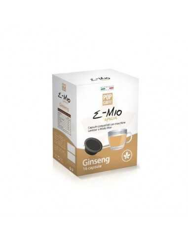 POP CAFFE MODO MIO EMIO GINSENG AMARO solubile - Astuccio 16 Capsule